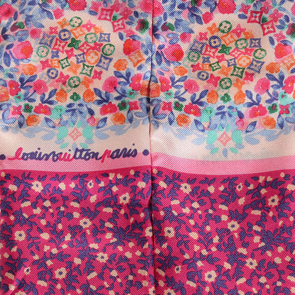 Louis Vuitton Silk Catania Bandeau Fuchsia 3 of 6