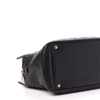 Chanel Caviar Quilted Petit Timeless Tote PTT Black 8 of 10