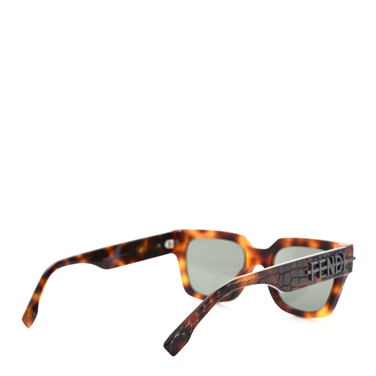 Acetate Fendigraphy Square Sunglasses FE40078I Tortoise Shell