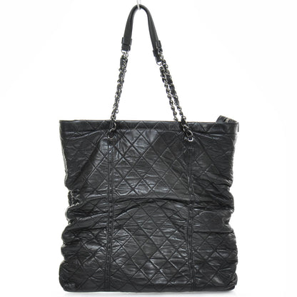 Chanel Lambskin Sharpei Shopping Tote Black 1 of 9