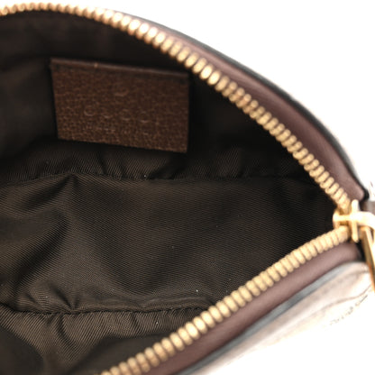Gucci GG Supreme Monogram Web Ophidia Dome Key Pouch Beige New Acero 5 of 7