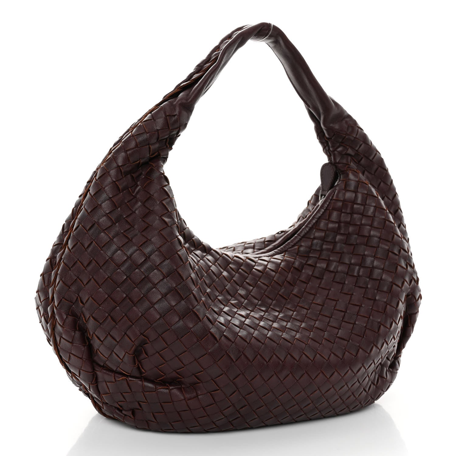 Bottega Veneta Nappa Intrecciato Medium Belly Veneta Hobo Aubergine 3 of 9