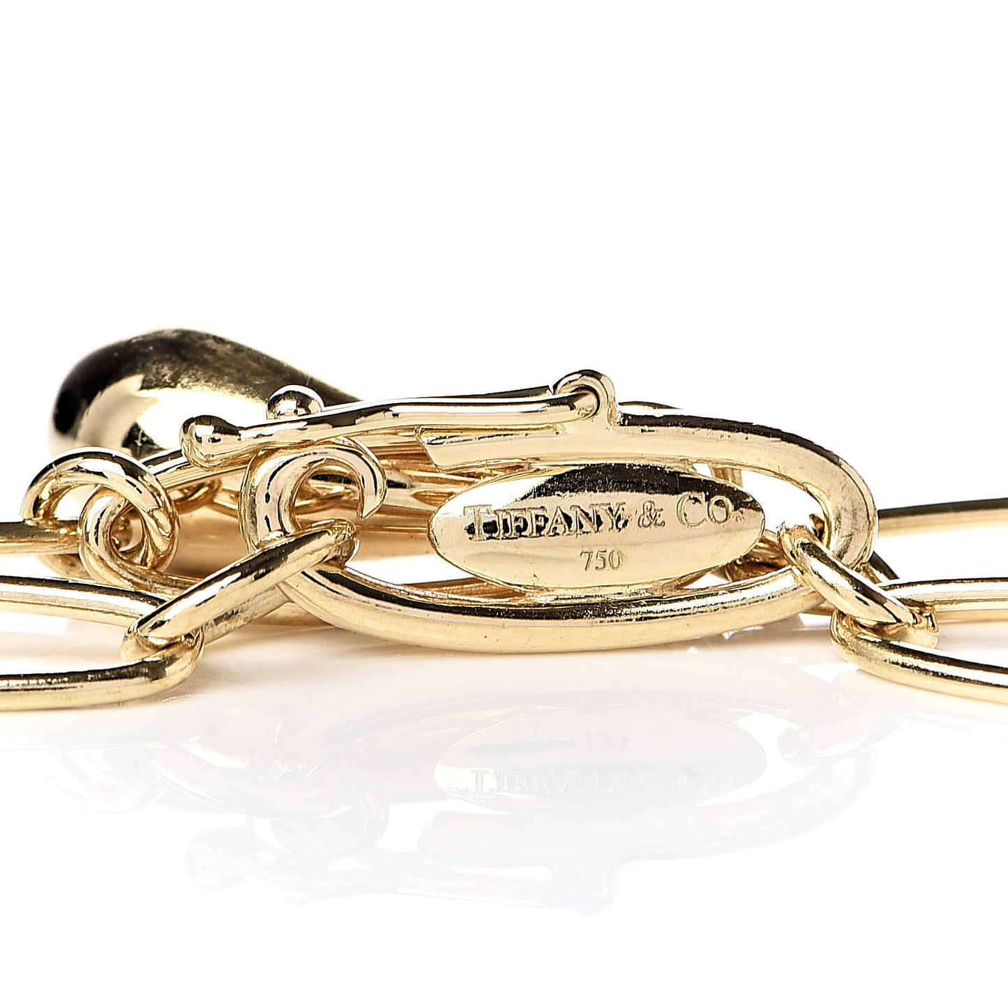 18K Yellow Gold Elsa Peretti Five Charm Bracelet