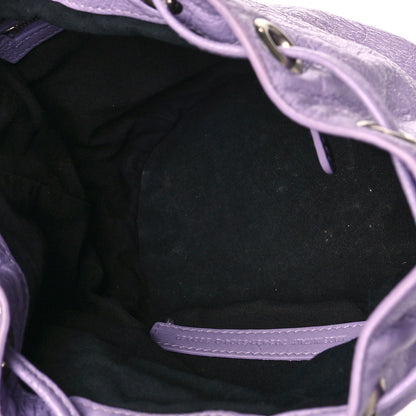 Balenciaga Agneau Arena Le Cagole Bucket Bag XS Lilac 5 of 11