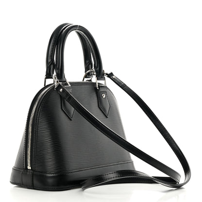 Louis Vuitton Epi Alma BB Black 3 of 16