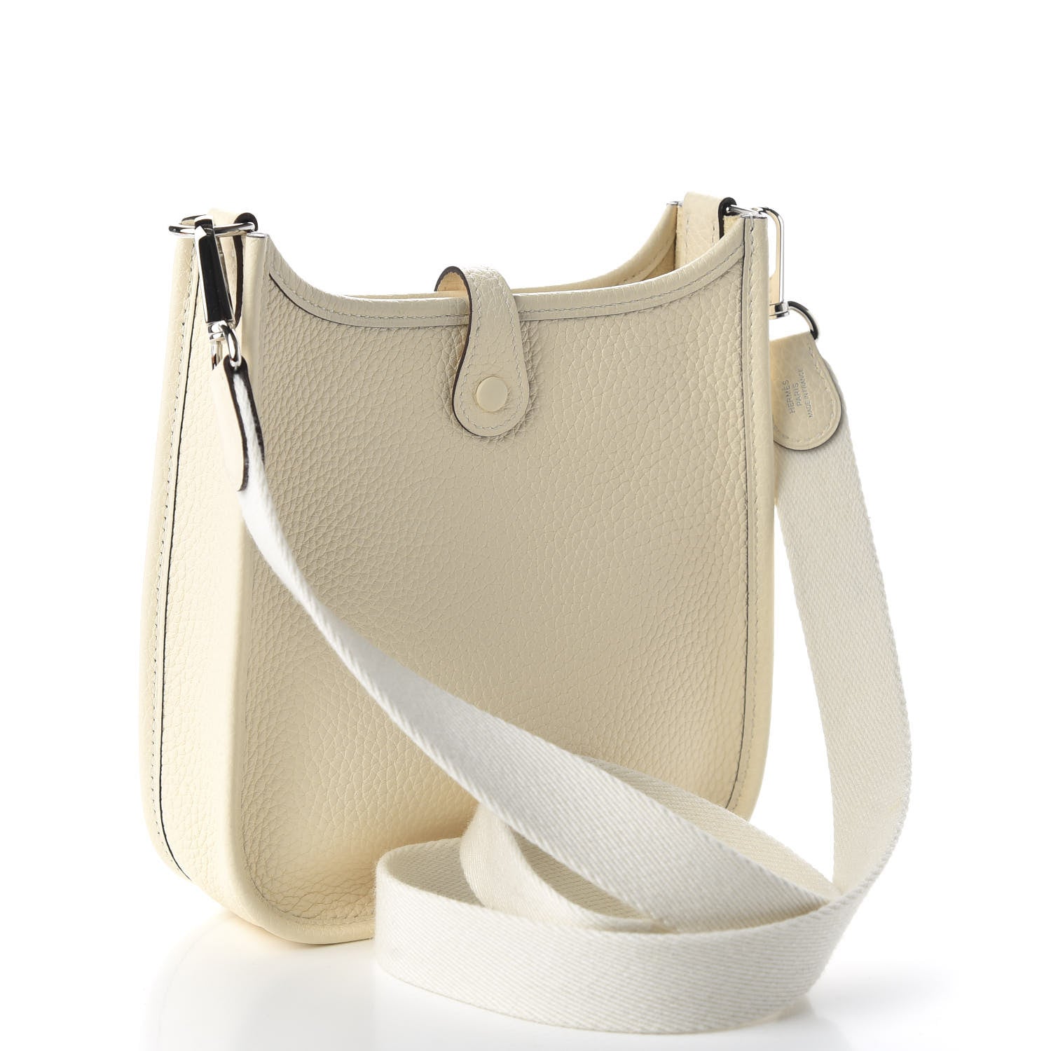 Hermes Taurillon Clemence Amazone Evelyne TPM Nata Craie 3 of 10