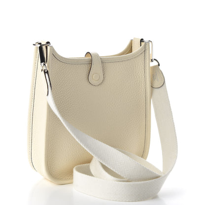 Hermes Taurillon Clemence Amazone Evelyne TPM Nata Craie 3 of 10