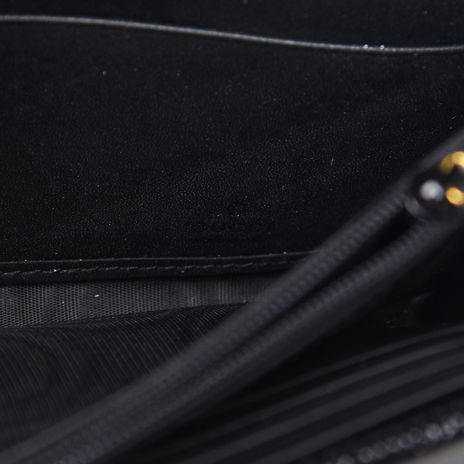 Gucci Suede Patent Web Ophidia Wallet On Chain Black 8 of 12