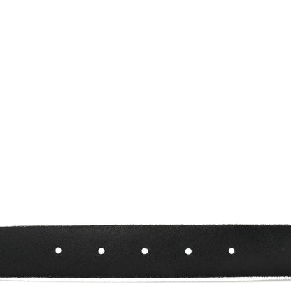 Gucci Cuoio Toscano Nickel Double G 30mm Belt 75 30 Black 4 of 9