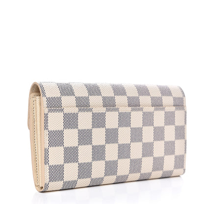 Louis Vuitton Damier Azur Sarah Wallet NM 3 of 8