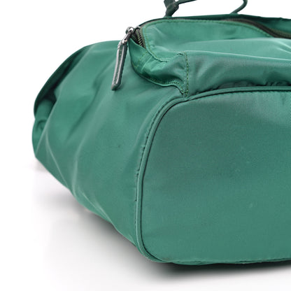 Prada Tessuto Nylon Vela Saffiano Mini Single Snap Buckle Backpack Oleandro 8 of 10