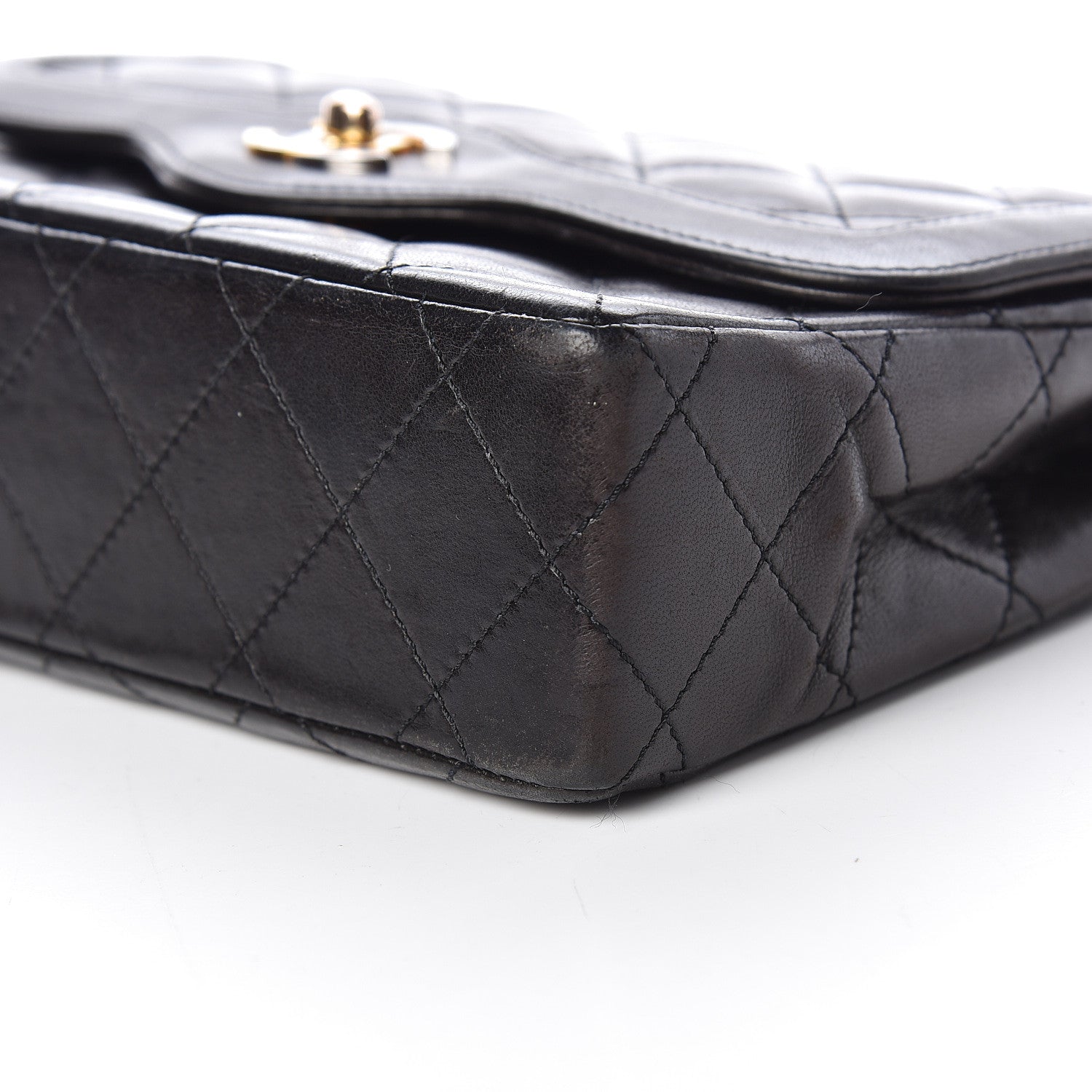 Chanel Lambskin Quilted Small Double Flap Black 12 of 12