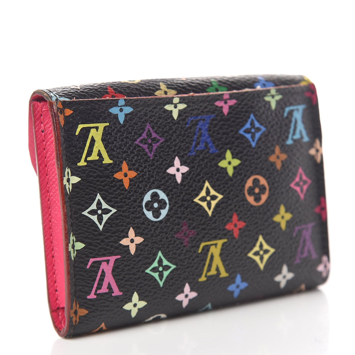 Monogram Multicolor Business Card Holder Black Grenade