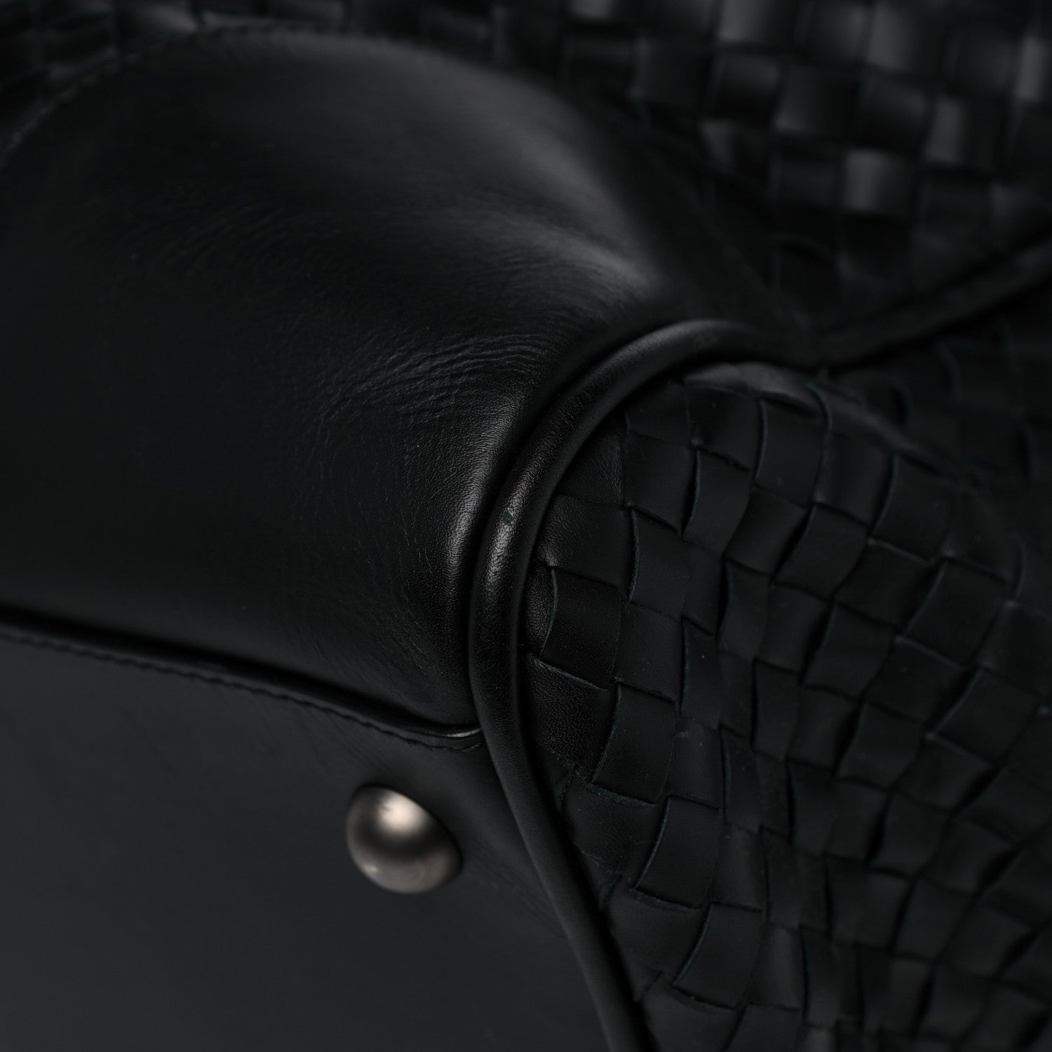 Bottega Veneta Nappa Intrecciato VN Large Duffel Black 11 of 15
