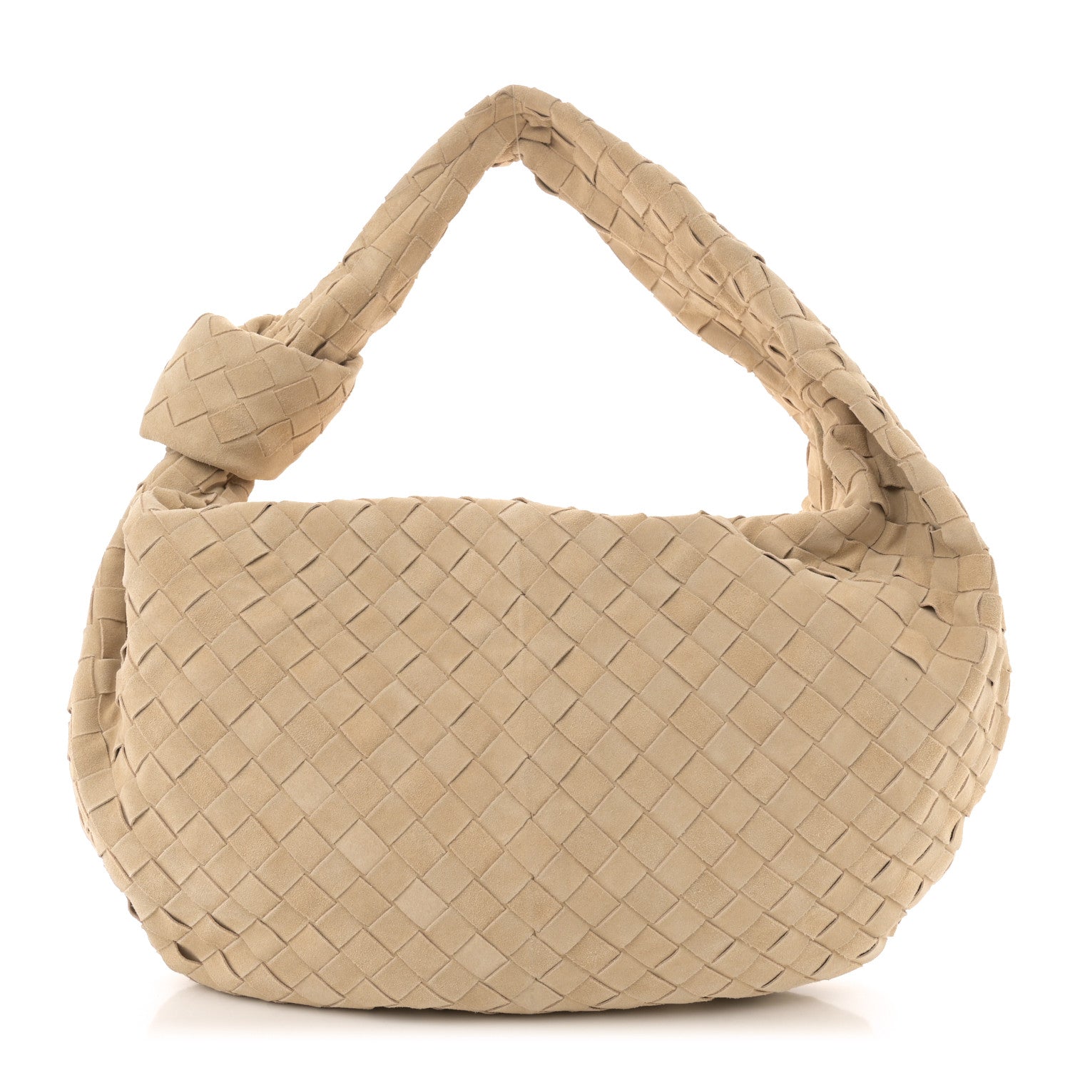 Bottega Veneta Suede Intrecciato Small Jodie Sand 1 of 10