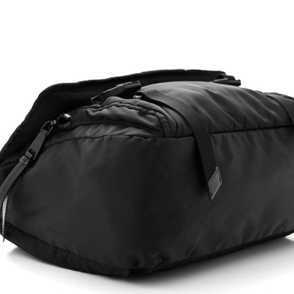 Prada Tessuto Nylon Logo Messenger Bag Black 10 of 11