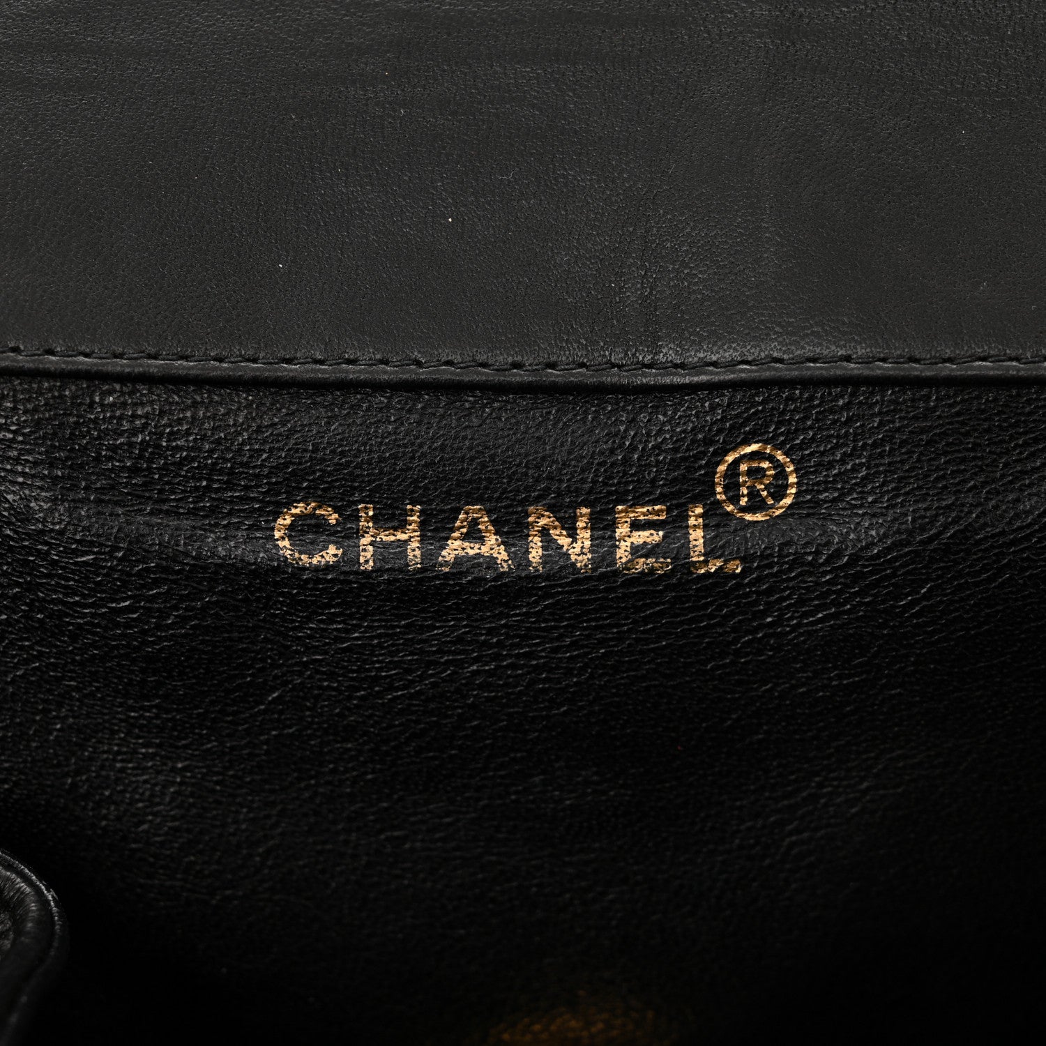 Chanel Lambskin Quilted Drawstring Backpack Black 5 of 9