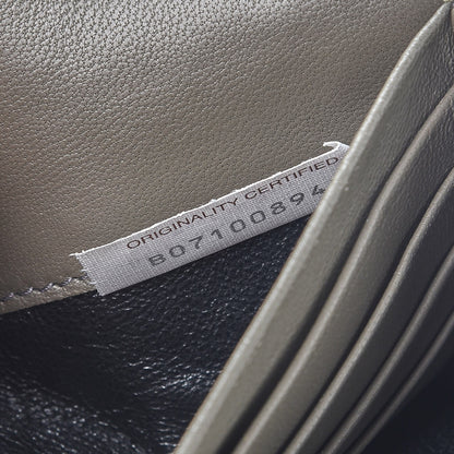 Bottega Veneta Nappa Intrecciato Continental Flap Wallet Light Grey 8 of 9