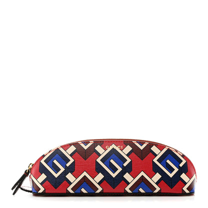 Gucci Shangai Calfskin Geometric G Pencil Case Multicolor 1 of 8