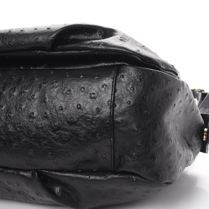 Marc Jacobs MARC by Ostrich Ozzie Nova Satchel Black 8 of 8