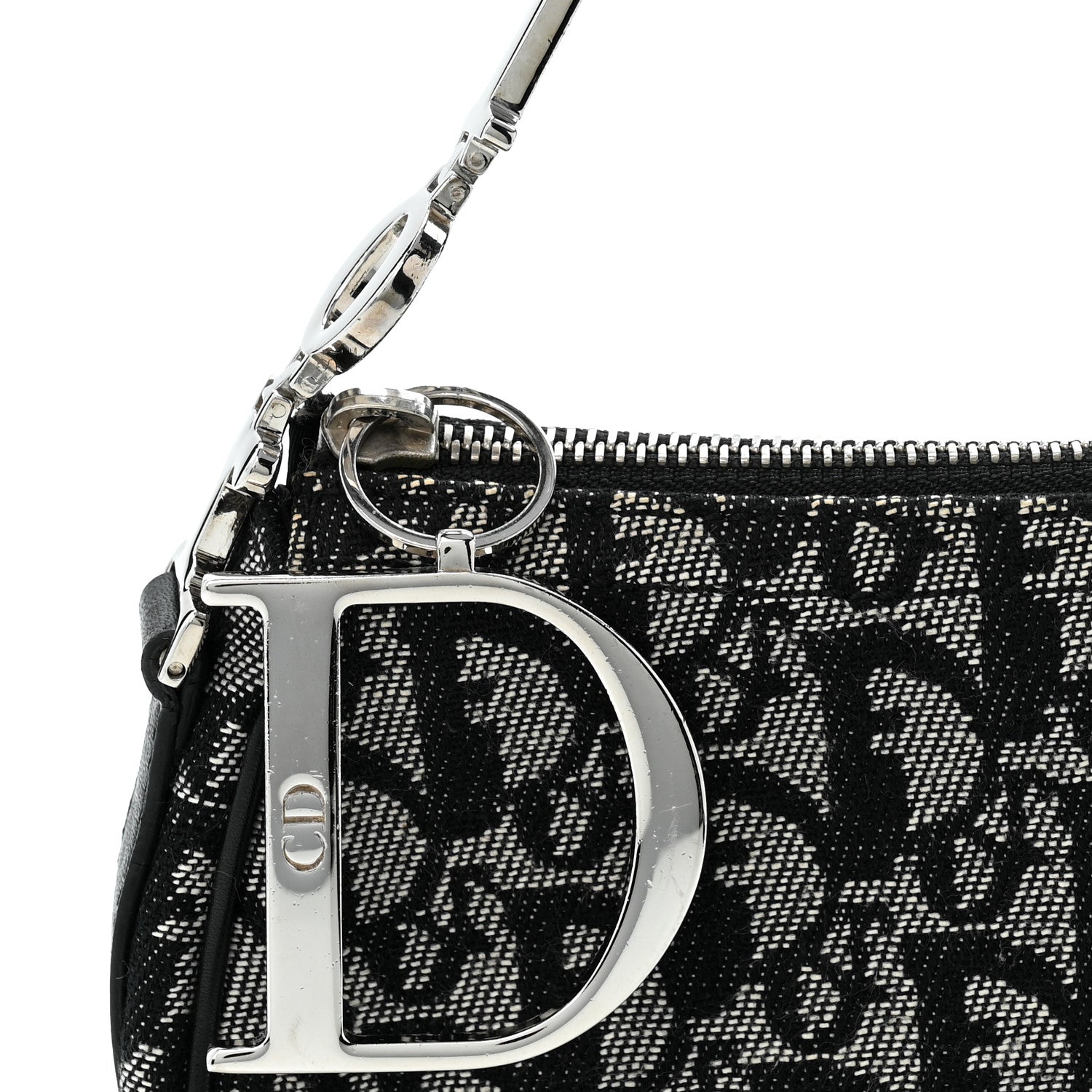 Christian Dior Monogram Shoulder Bag Pochette Blue 11 of 14