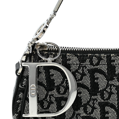 Christian Dior Monogram Shoulder Bag Pochette Blue 11 of 14