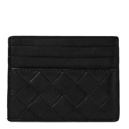 Bottega Veneta Nappa Intrecciato Card Holder Black 1 of 6