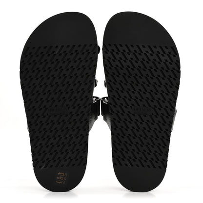 Hermes Calfskin Medor Studded Womens Chypre Sandals 36 Black 6 of 9