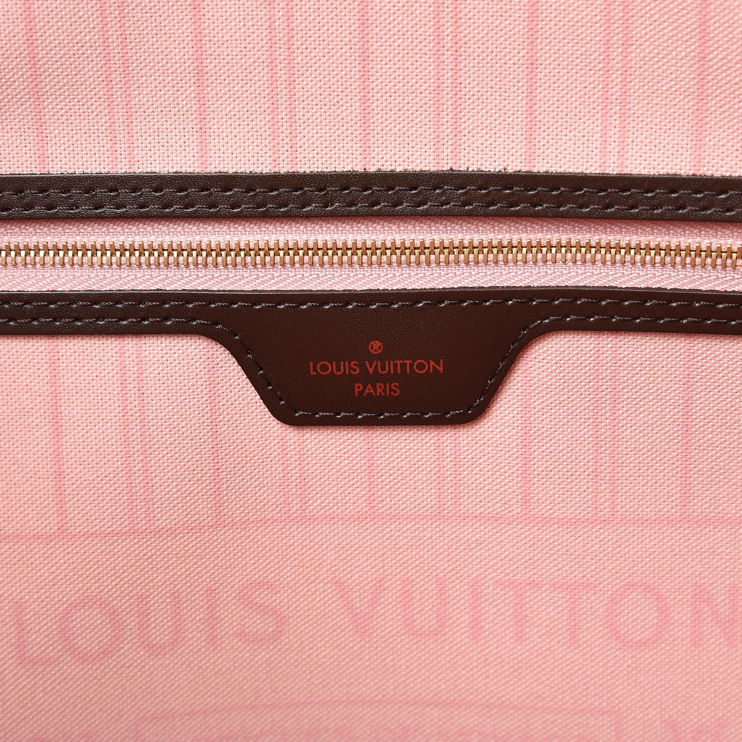 Louis Vuitton Damier Ebene Neo Neverfull MM Rose Ballerine 7 of 9