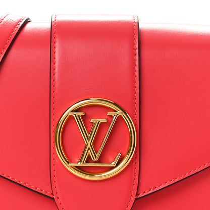 Louis Vuitton Smooth Calfskin LV Pont 9 Dahlia 7 of 10