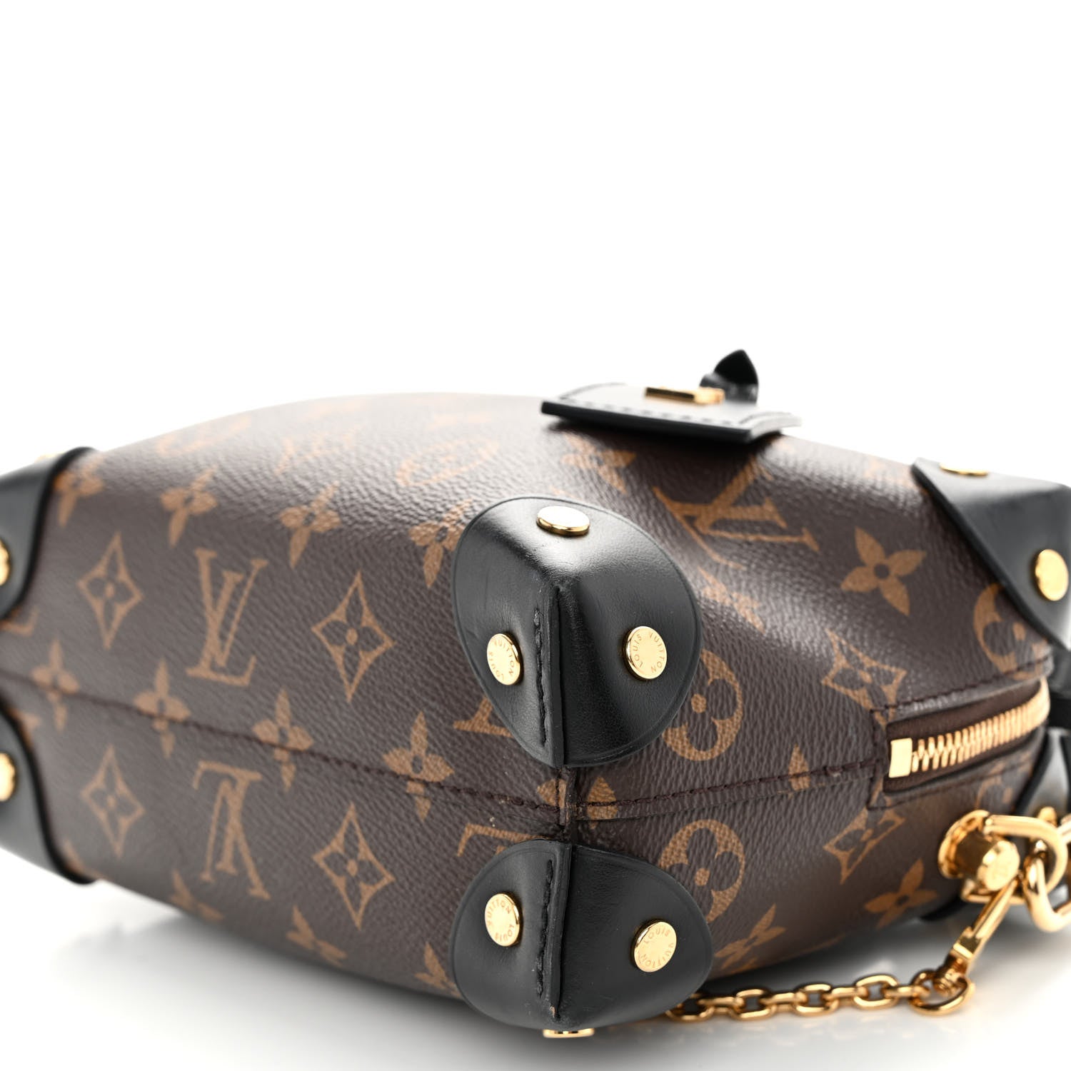 Louis Vuitton Monogram Petite Malle Souple Black 9 of 9