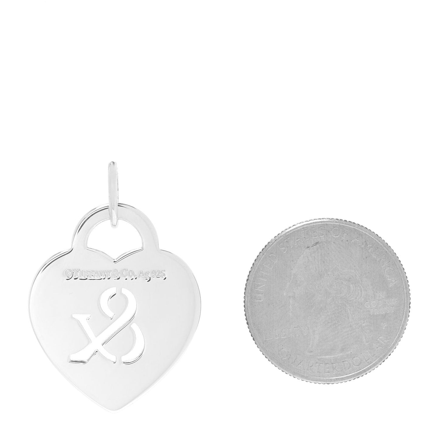 Sterling Silver Return to Tiffany Ampersand Heart Charm