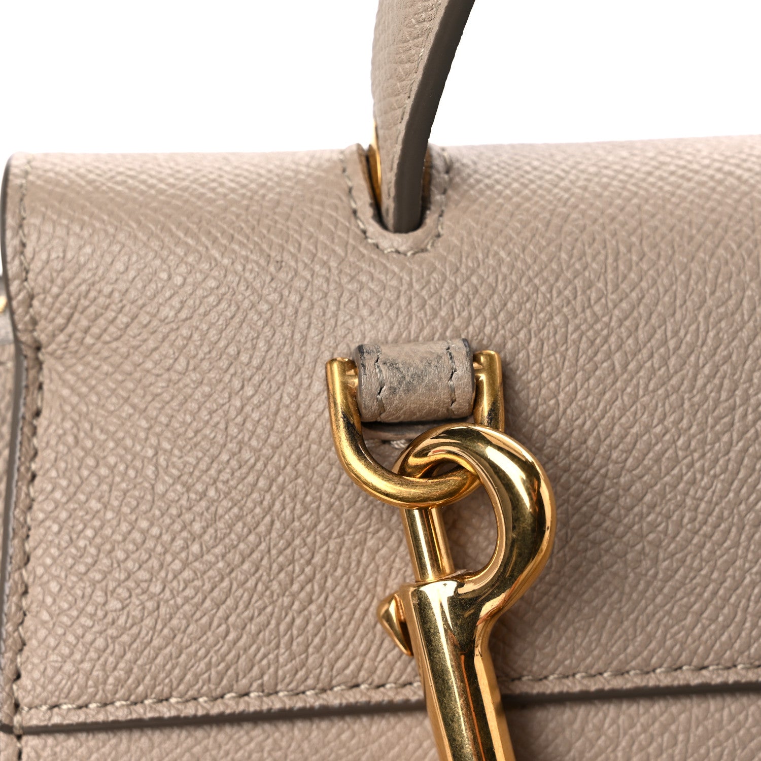 Celine Grained Calfskin Mini Belt Bag Light Taupe 12 of 14