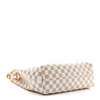 Louis Vuitton Damier Azur Graceful PM Rose Ballerine 4 of 9