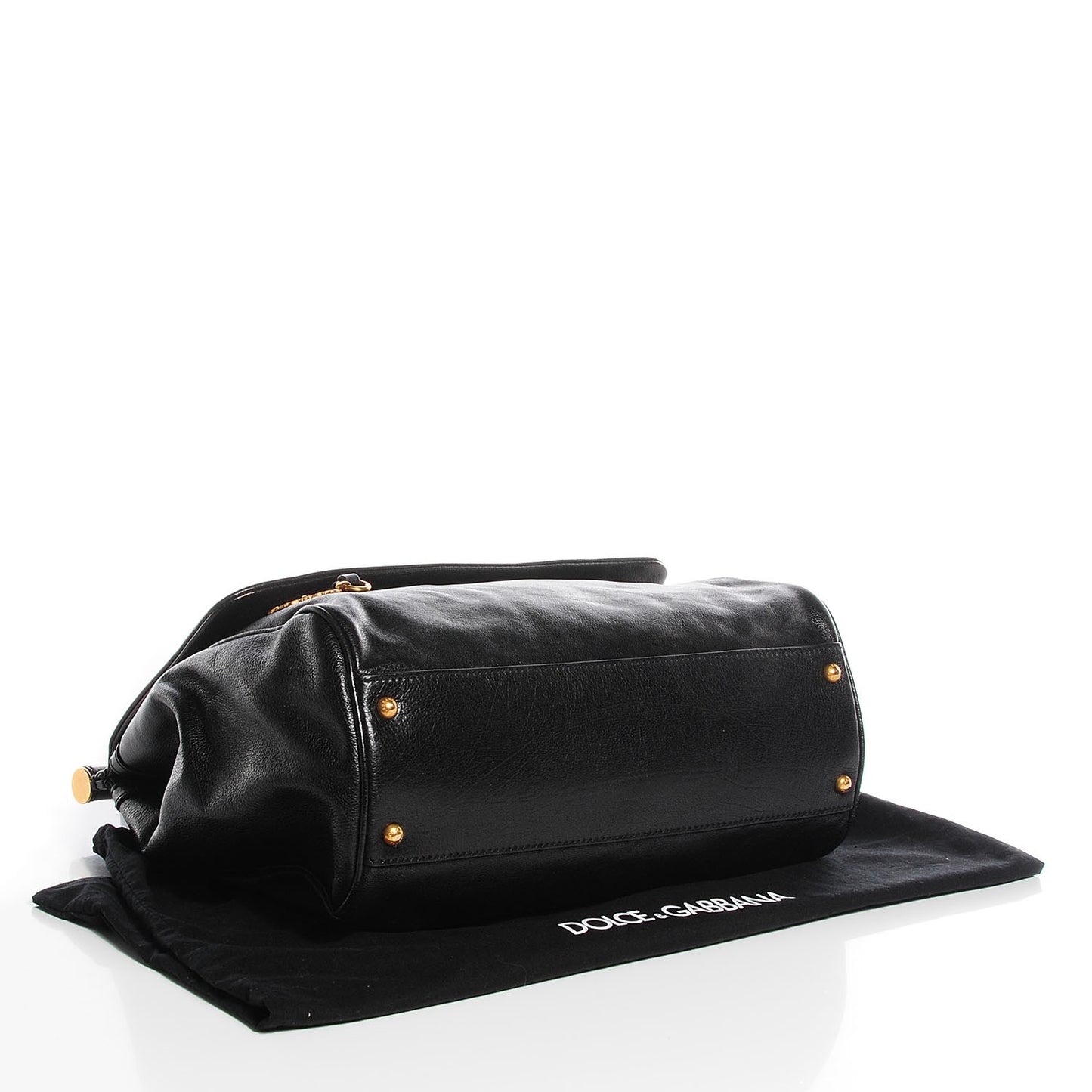 Deerskin Large Miss Sicily Satchel Black