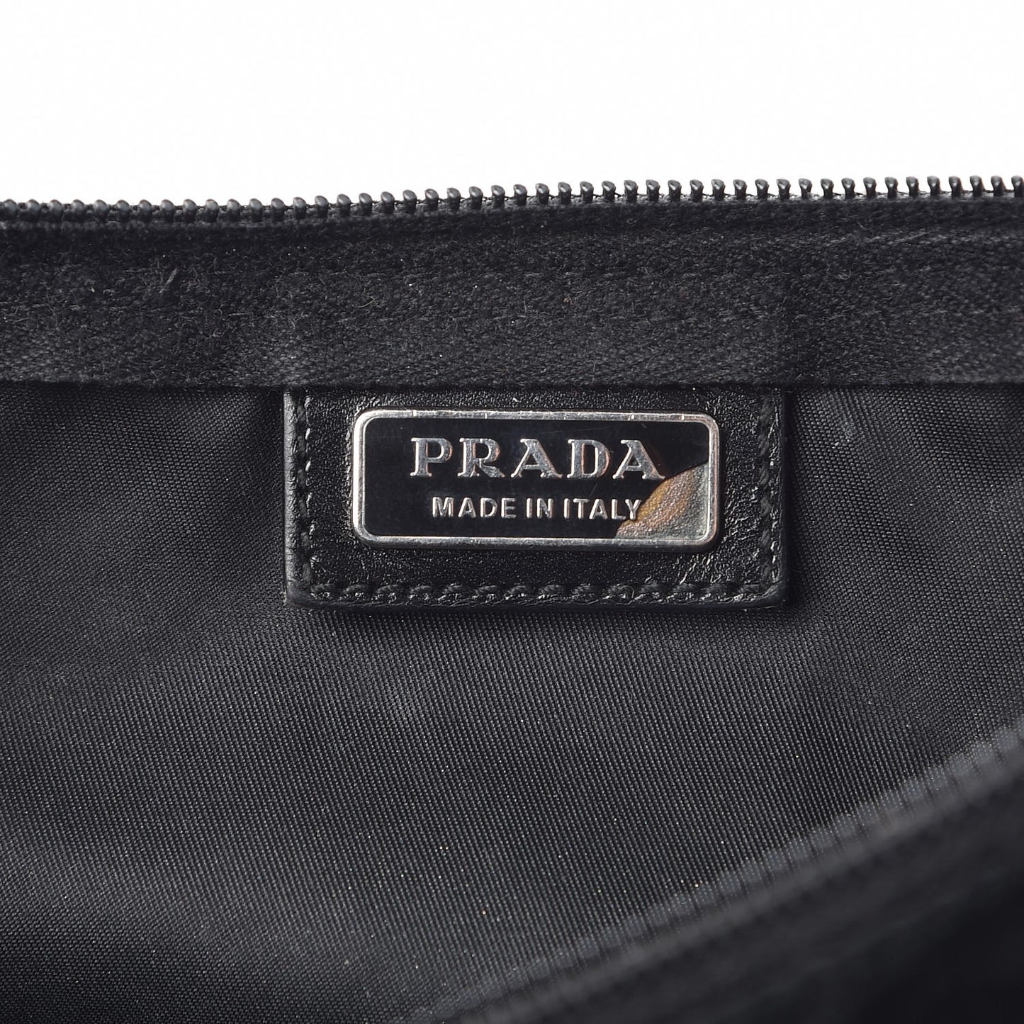 Tessuto Nylon Vela Cosmetic Pouch Black
