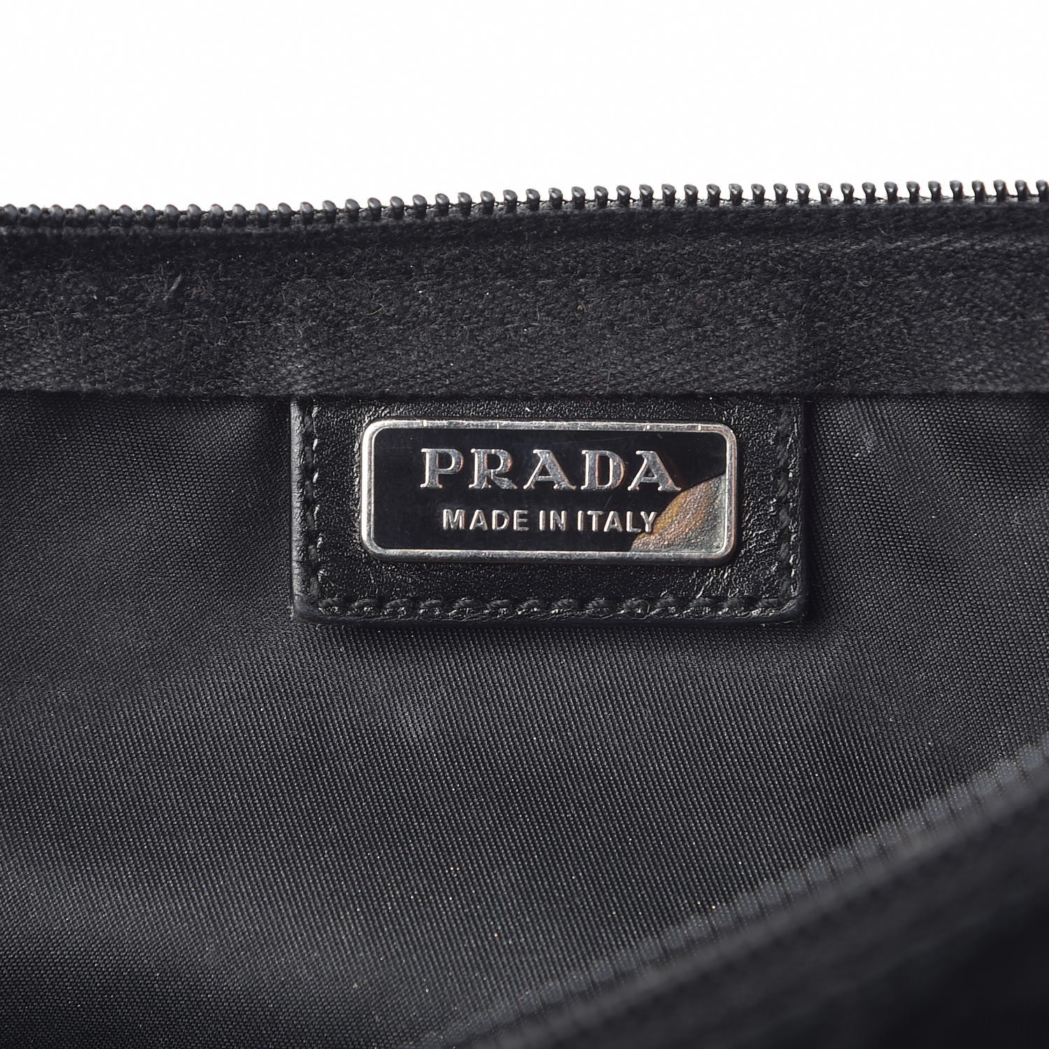 Prada Tessuto Nylon Vela Cosmetic Pouch Black 7 of 10