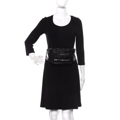 Saint Laurent Nylon Logo Ripstop Body Belt Bag Black 2 of 8