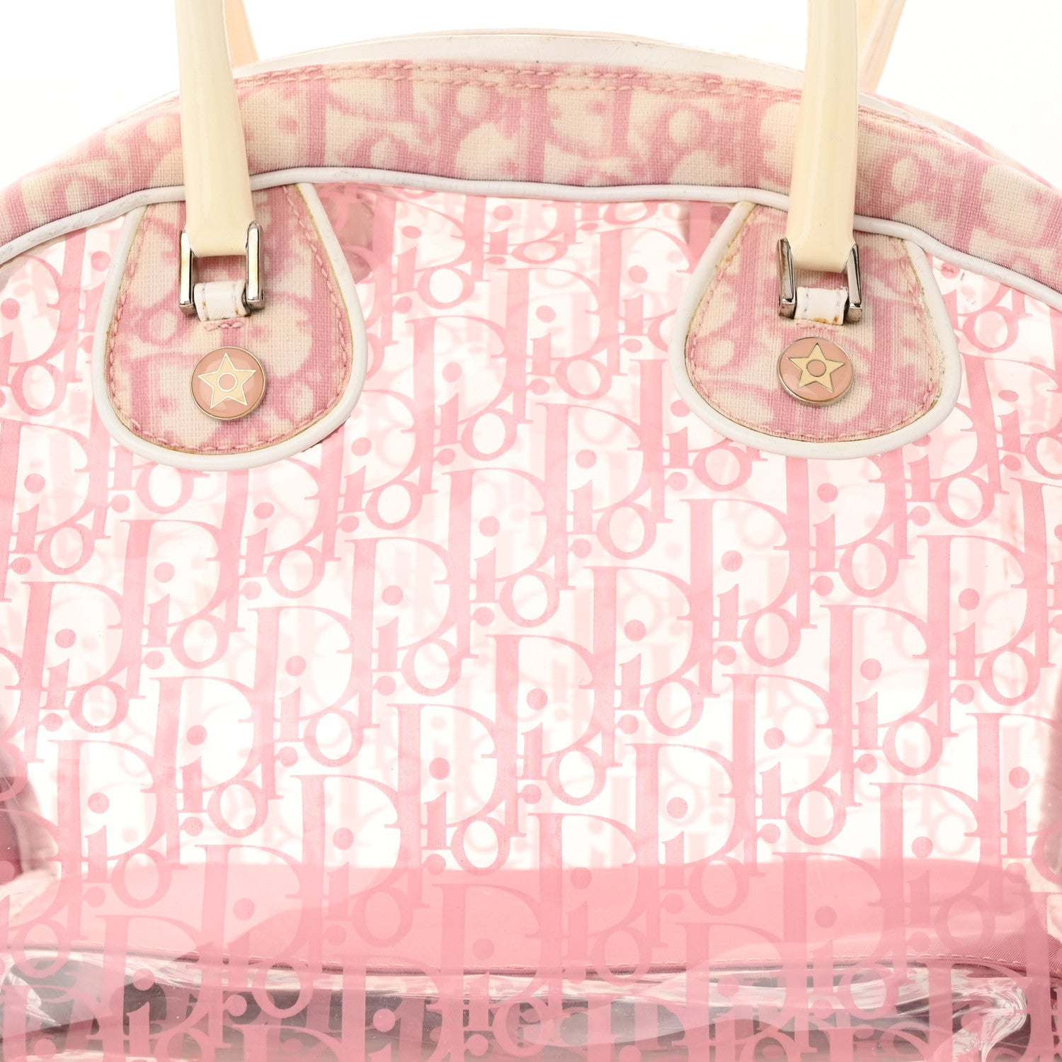 Christian Dior Monogram PVC Bowler Pink 8 of 20