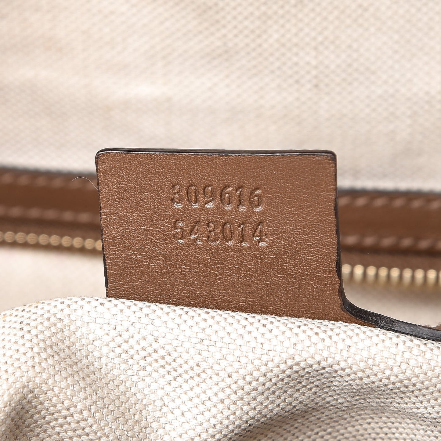 GG Supreme Monogram Margaux Calfskin Large Nice Top Handle Dome Bag Beige Ebony Acero