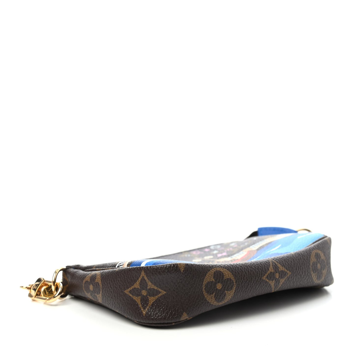Monogram 2019 Christmas Animation Mini Venice Pochette Accessories Blue