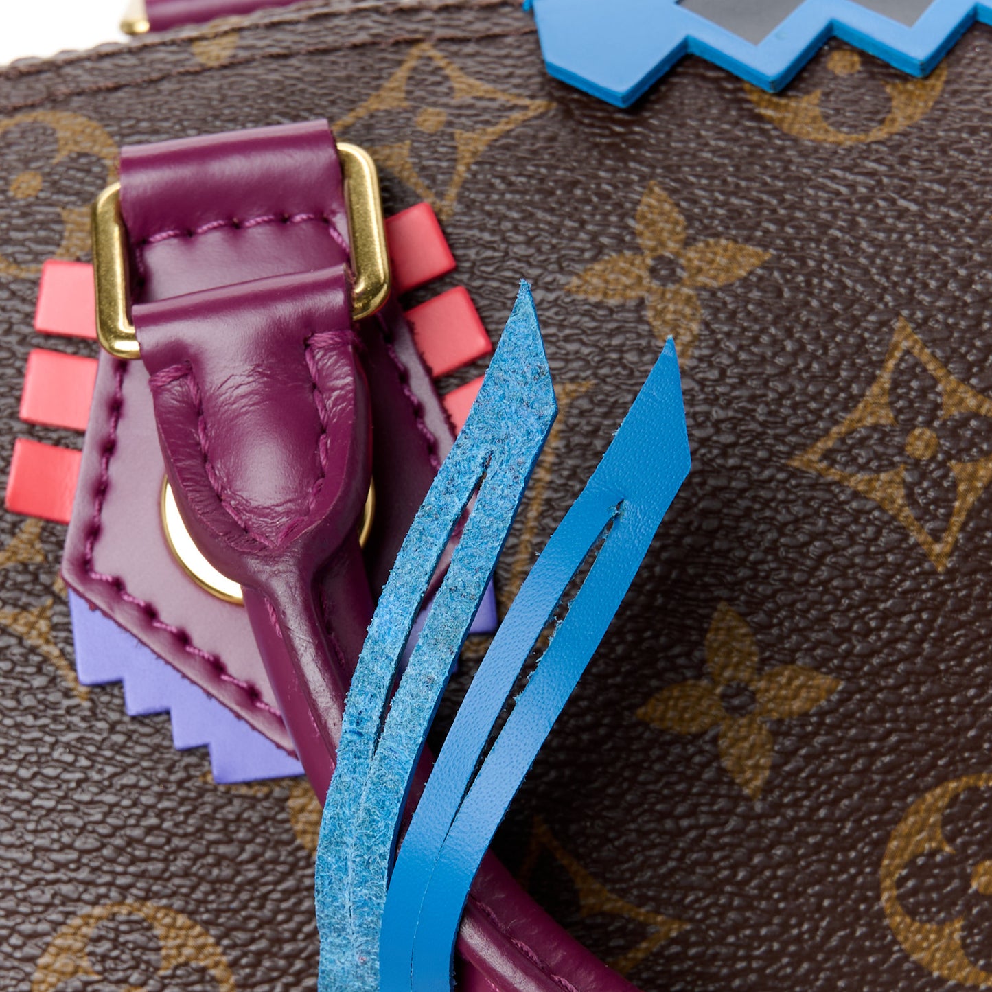 Monogram Totem Speedy 30 Magenta