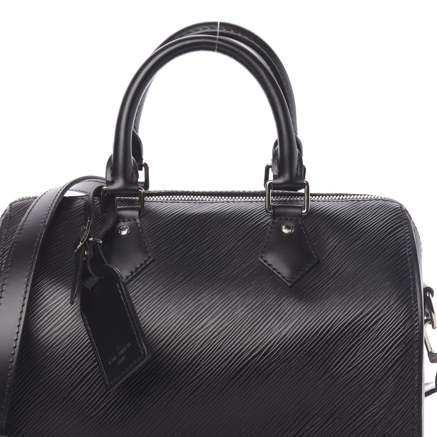 Louis Vuitton Epi Speedy Bandouliere 25 Black 11 of 13