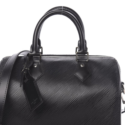 Louis Vuitton Epi Speedy Bandouliere 25 Black 11 of 13