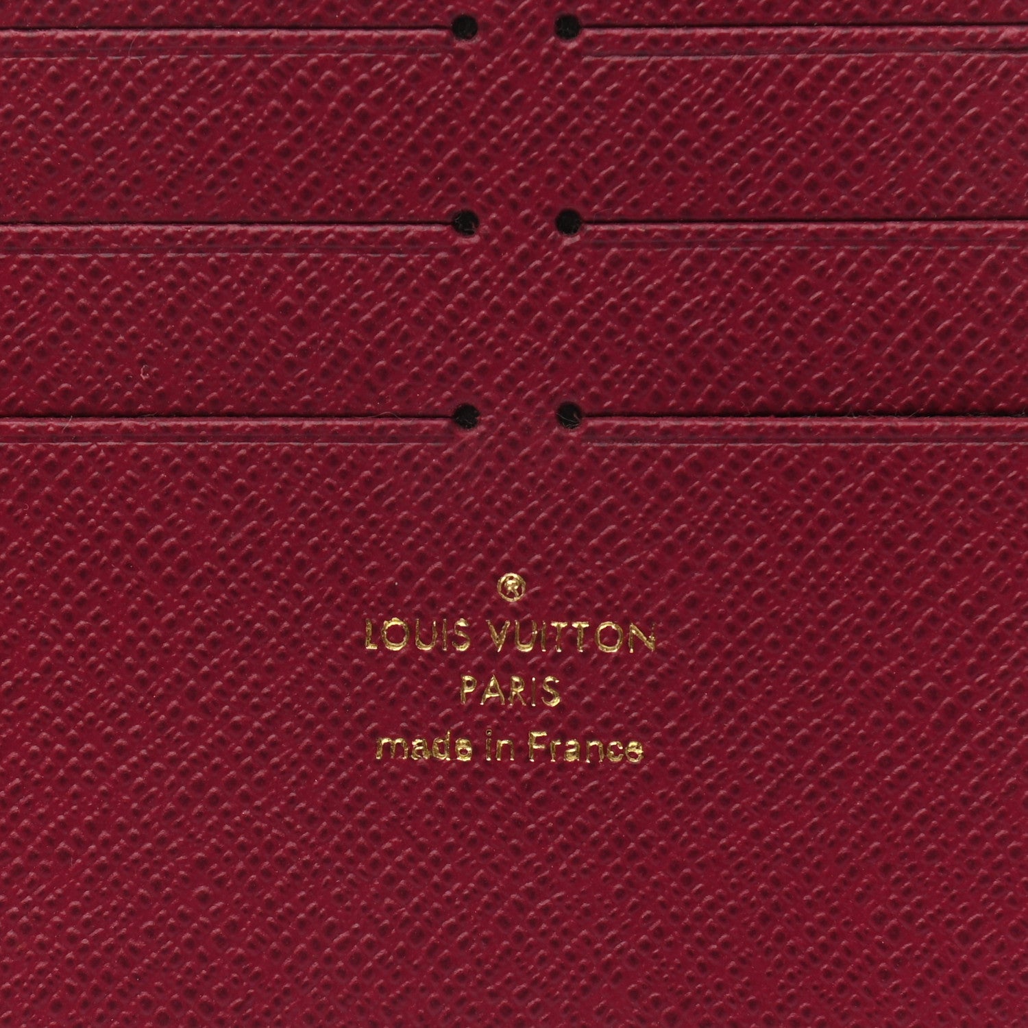 Louis Vuitton Calfskin Felicie Card Holder Insert Fuchsia 5 of 5