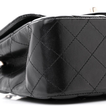 Chanel Lambskin Quilted Mini Square Flap Black 9 of 16