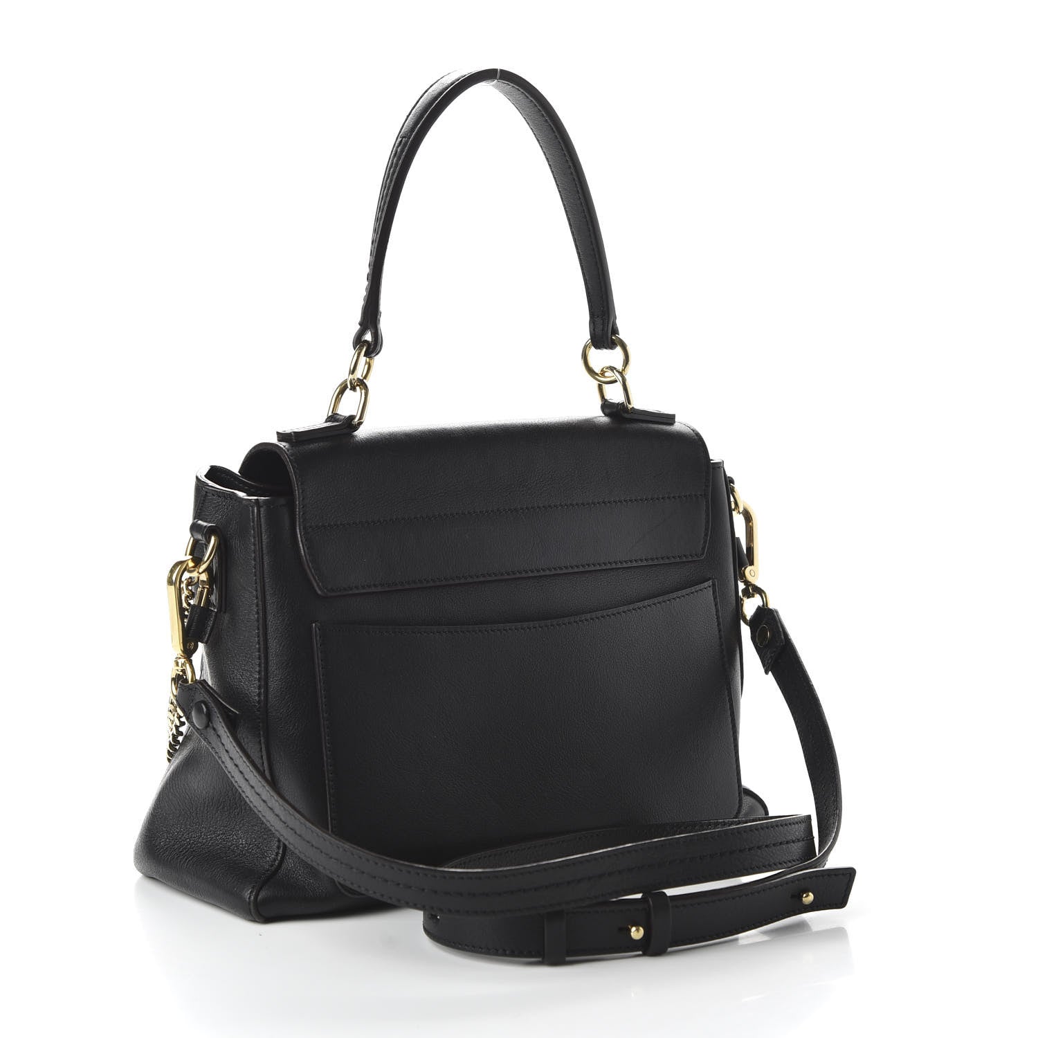 Chloe Calfskin Small Faye Day Shoulder Bag Black 4 of 10