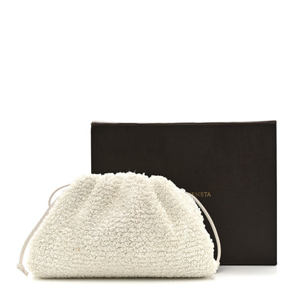 Bottega Veneta Boucle Curly Raffia The Mini Pouch White Chalk 25 of 25