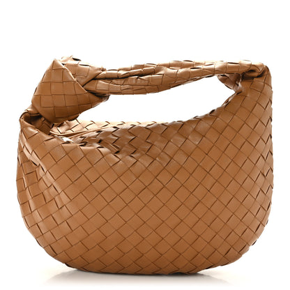 Bottega Veneta Nappa Intrecciato Teen Jodie Hobo Caramel 1 of 8