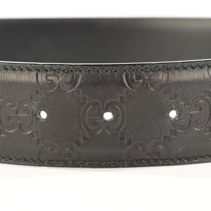 Gucci Guccissima Interlocking G Belt Black 85 34 6 of 6